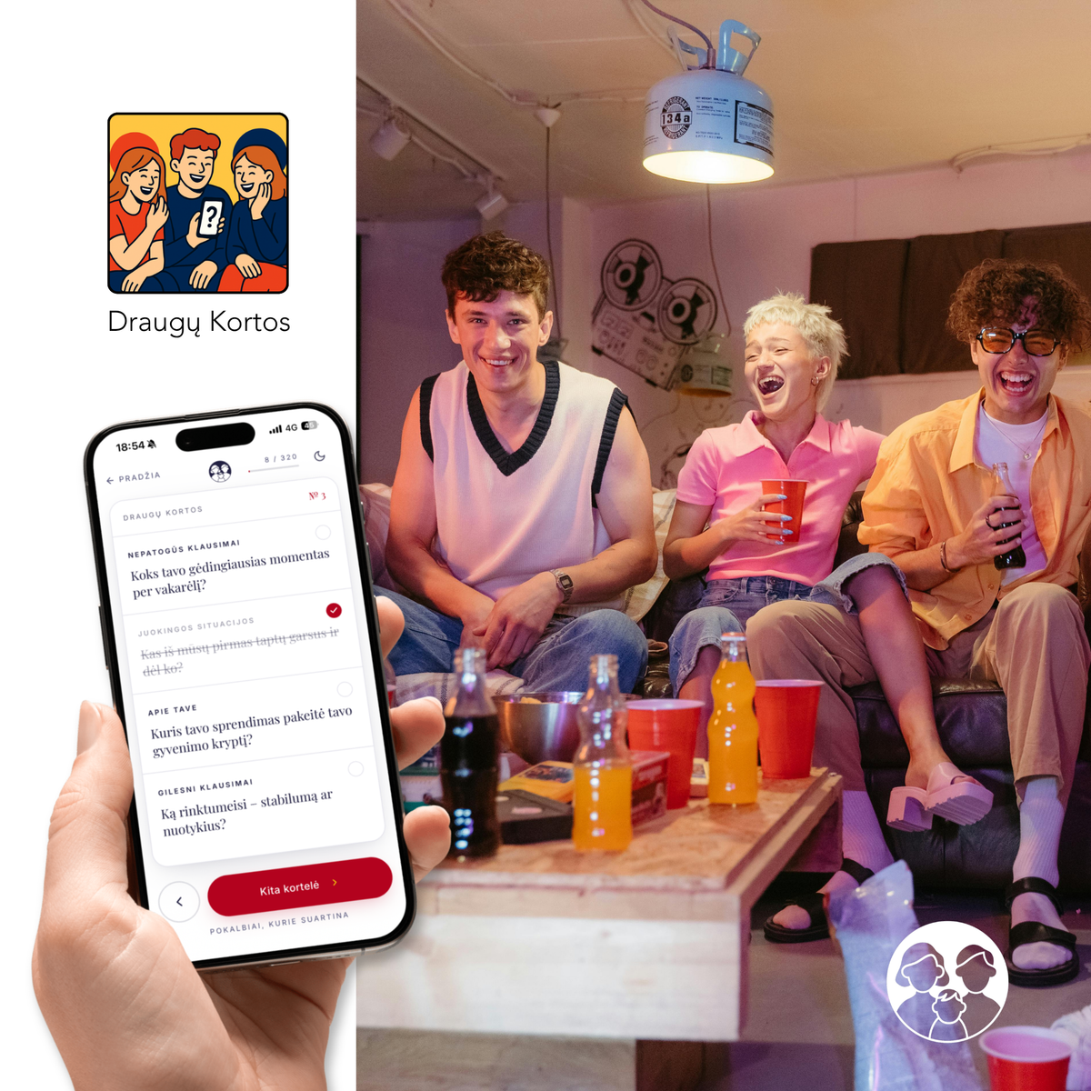 Draugų Kortos — Virtualus Kortų Žaidimas